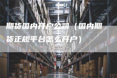 期货国内开户公司（国内期货正规平台怎么开户）