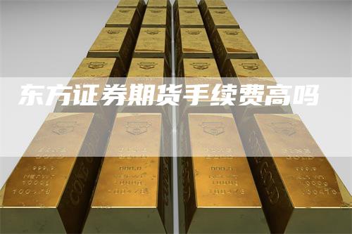 东方证券期货手续费高吗