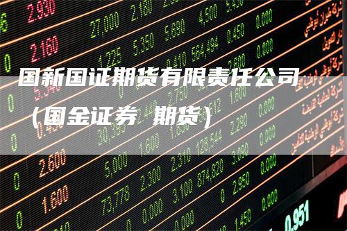 国新国证期货有限责任公司（国金证券 期货）